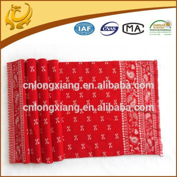 2015 Новый Coming Fashion Promotional Red Color Jacquard Pattern Оптовые женские шарфы